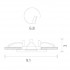 Точечный светильник Aqua A2024PL-1WH