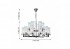 Подвесная люстра Assembly 2374-18P