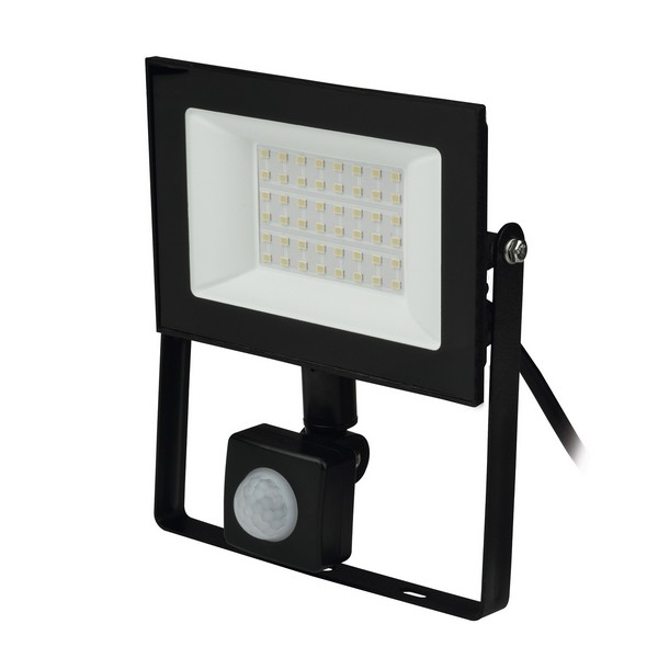 Прожектор уличный ULF-F62-50W/6500K SENSOR IP54 200-240В BLACK