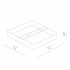 Точечный светильник Angolo A3608PL-1WH