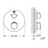 Cмеситель термостатический для душа и лейки GROHE Grohtherm хром 24076000