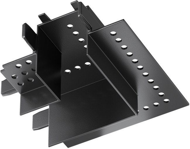 Соединитель угловой Accessories for tracks Radity TRA084CL-12B