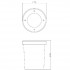 Грунтовый светильник Piazza A6013IN-1SS