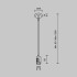 Подвес тросовый Accessories for tracks Flarity TRA157SW-B1-BS