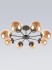 Люстра потолочная 7777/8PL DBT Abrama Decor