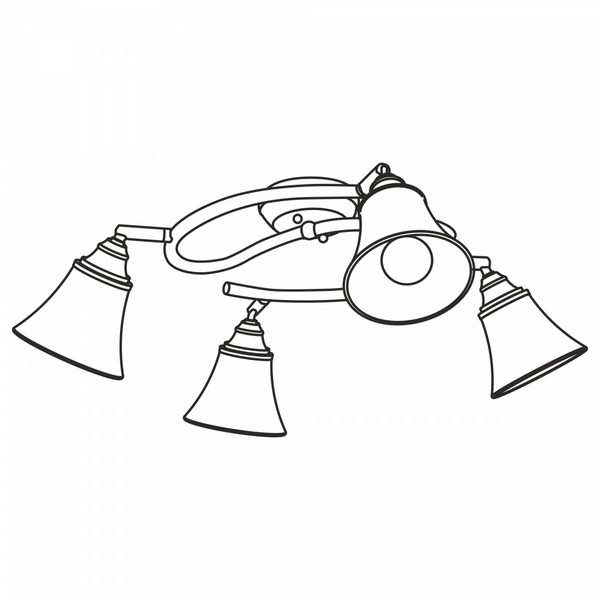 Потолочная люстра Прованс CL511144 Потолочная люстра Прованс CL511144
