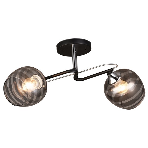 Потолочная люстра MD.1042-2-S BK+CH Потолочная люстра MD.1042-2-S BK+CH
