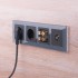 Розетка Встраиваемые механизмы черные W1185008