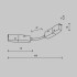 Коннектор Accessories for tracks Exility TRA034CS-W