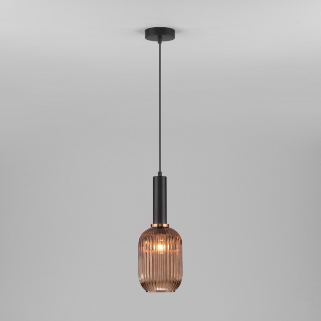 Подвесной светильник Bravo 50181/1 янтарный Подвесной светильник Bravo 50181/1 янтарный