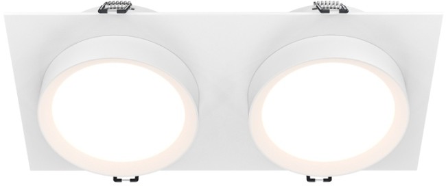 Точечный светильник Hoop DL086-02-GX53-SQ-W